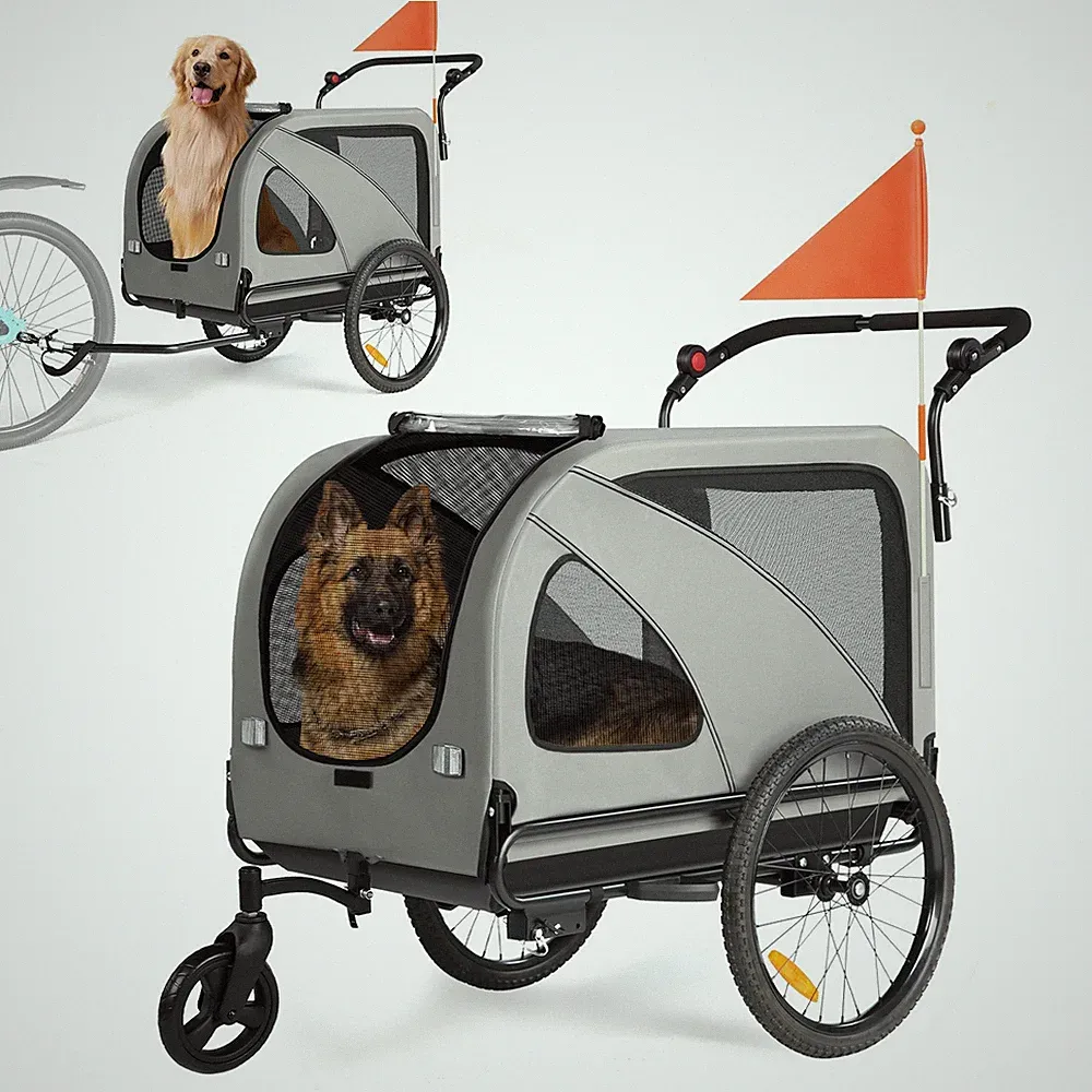 Metall Hundefahrradanhänger