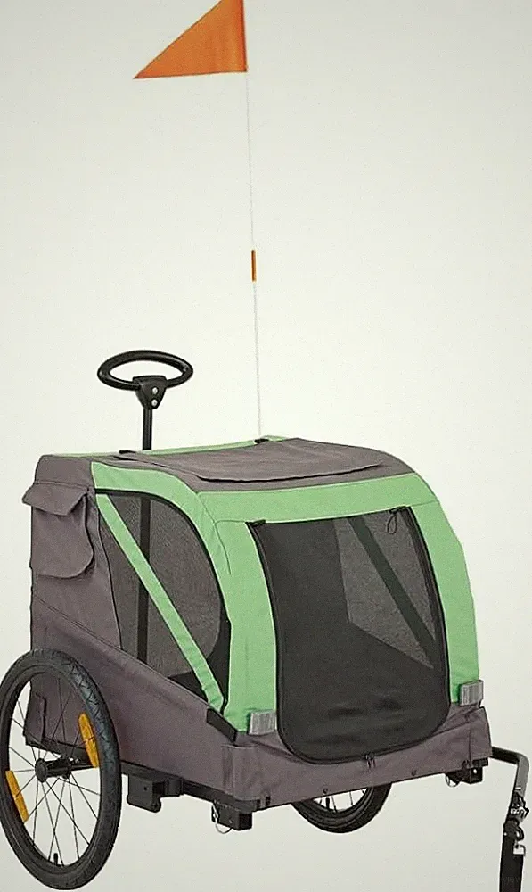 20 Zoll Prophete Tier Hunde Anhänger Fahrrad zul. Gesamtgew. 58kg Hand Wagen OVP