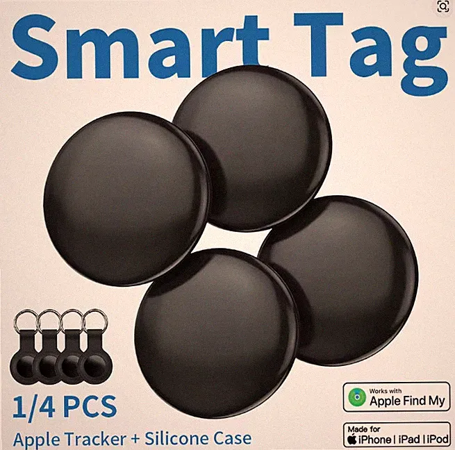 AirTag für iOS Smart Tag GPS Tracker Hunde Koffer Schlüsselfinder Wo ist Silicon