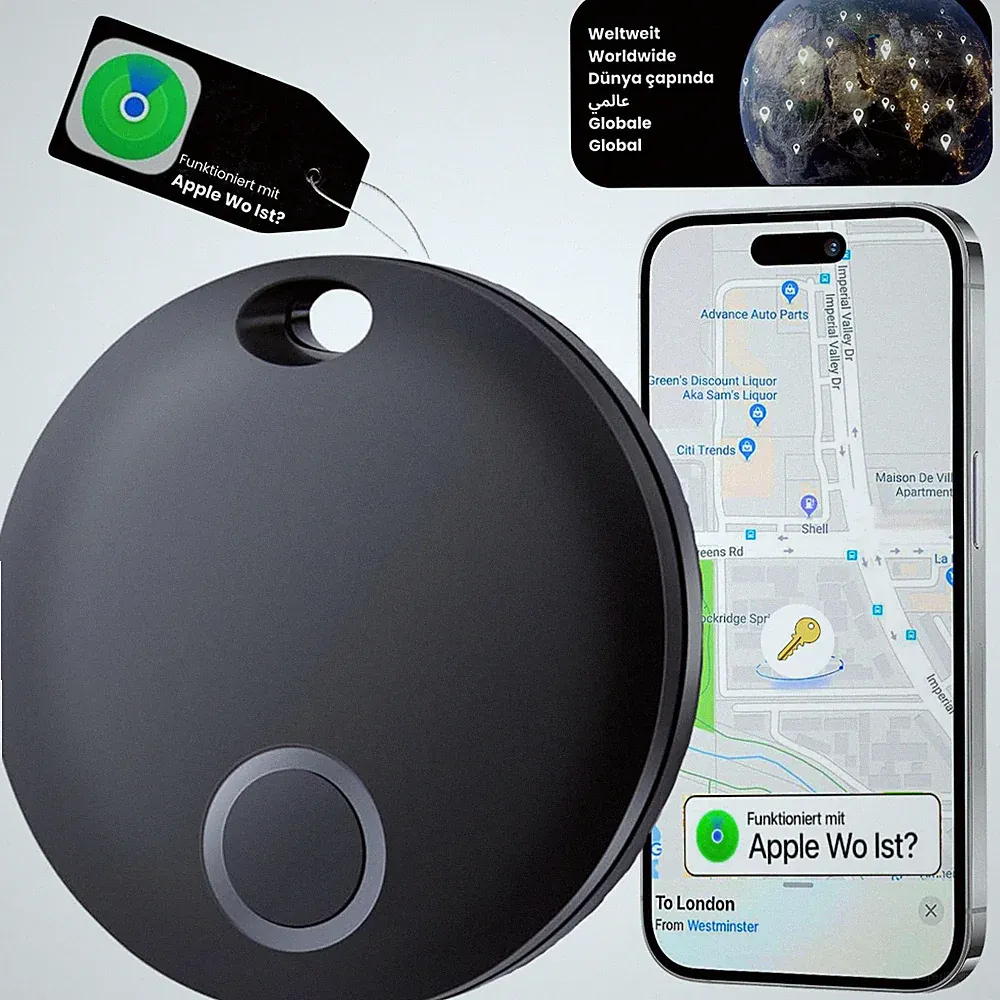 AirTag Pendant für iOS Smart Tag GPS Tracker Hunde Koffer Schlüsselfinder Wo ist