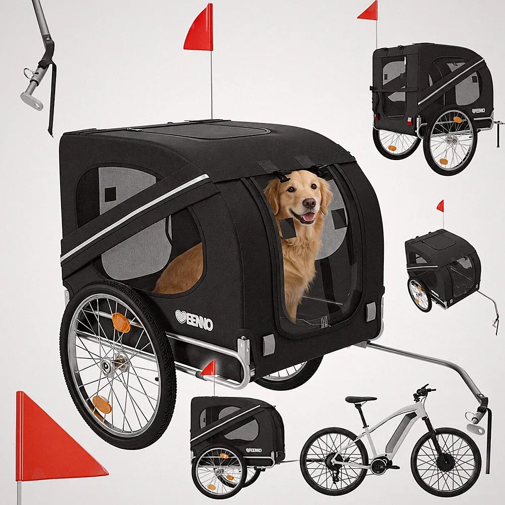 BENNO® Hundeanhänger Kleintierfahrradanhänger Fahrradanhänger Buggy Anhänger