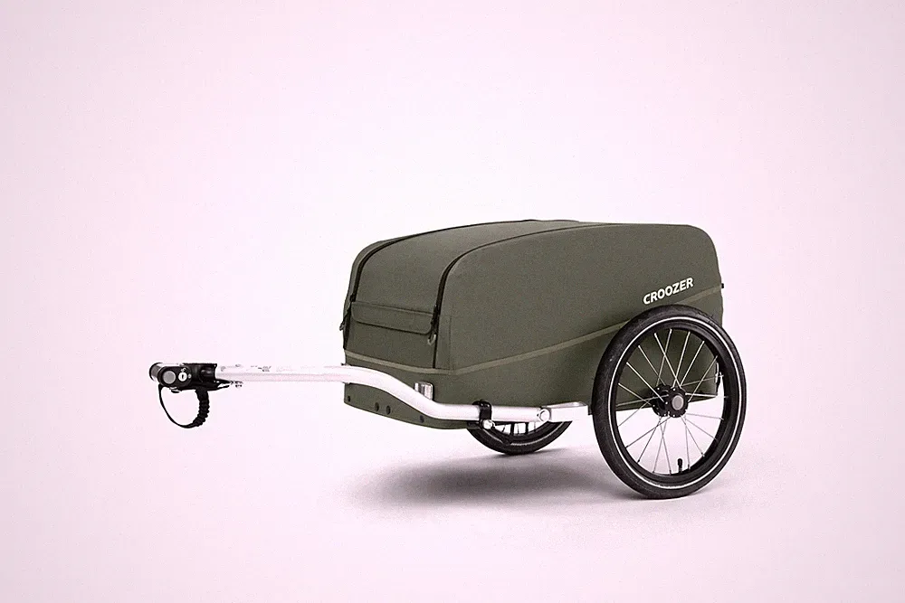 Croozer Cargo Kalle Lastenanhänger Transportanhänger Anhänger Moss Green Grün