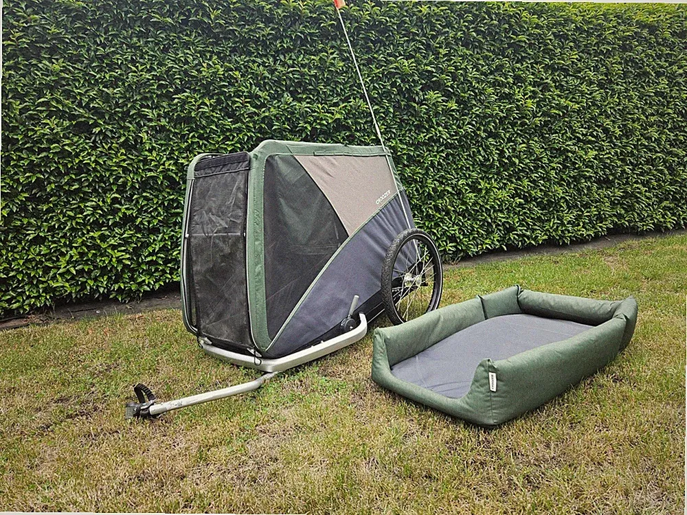 Croozer-Dog Bruuno XXL, Hundeanhänger mit Croozer-ZB Cro Hundebett