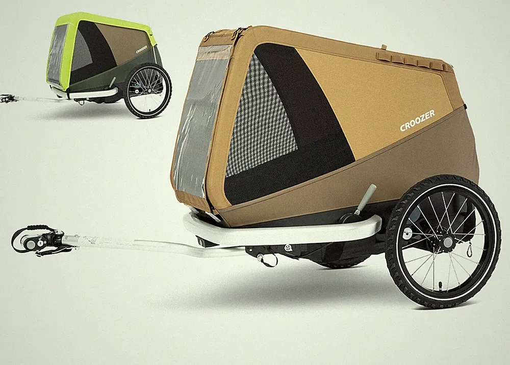 Croozer Dog Enna Hundeanhänger Anhänger + Regenverdeck