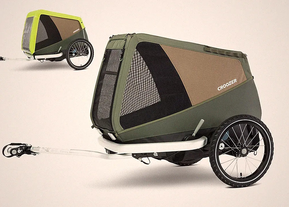 Croozer Dog Enna Hundeanhänger Anhänger + Regenverdeck