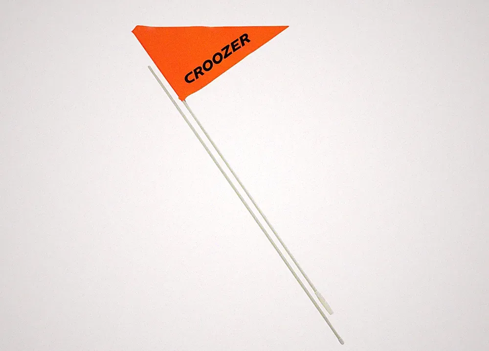Croozer Flag Flagge Fahne Wimpel Sicherheitswimpel orange