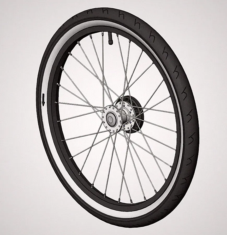 Croozer Kid Laufrad Seitenrad für Vaaya Keeke 20"