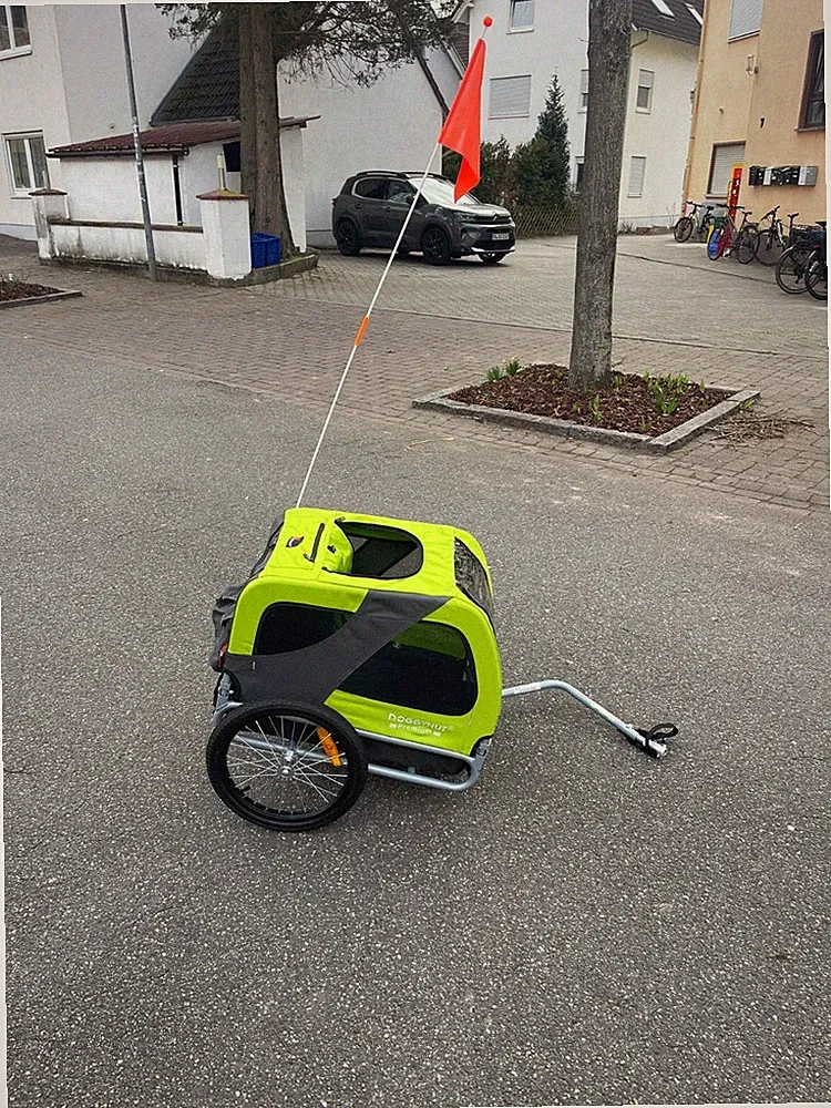 Doggyhut Hunde Fahrradanhänger Medium
