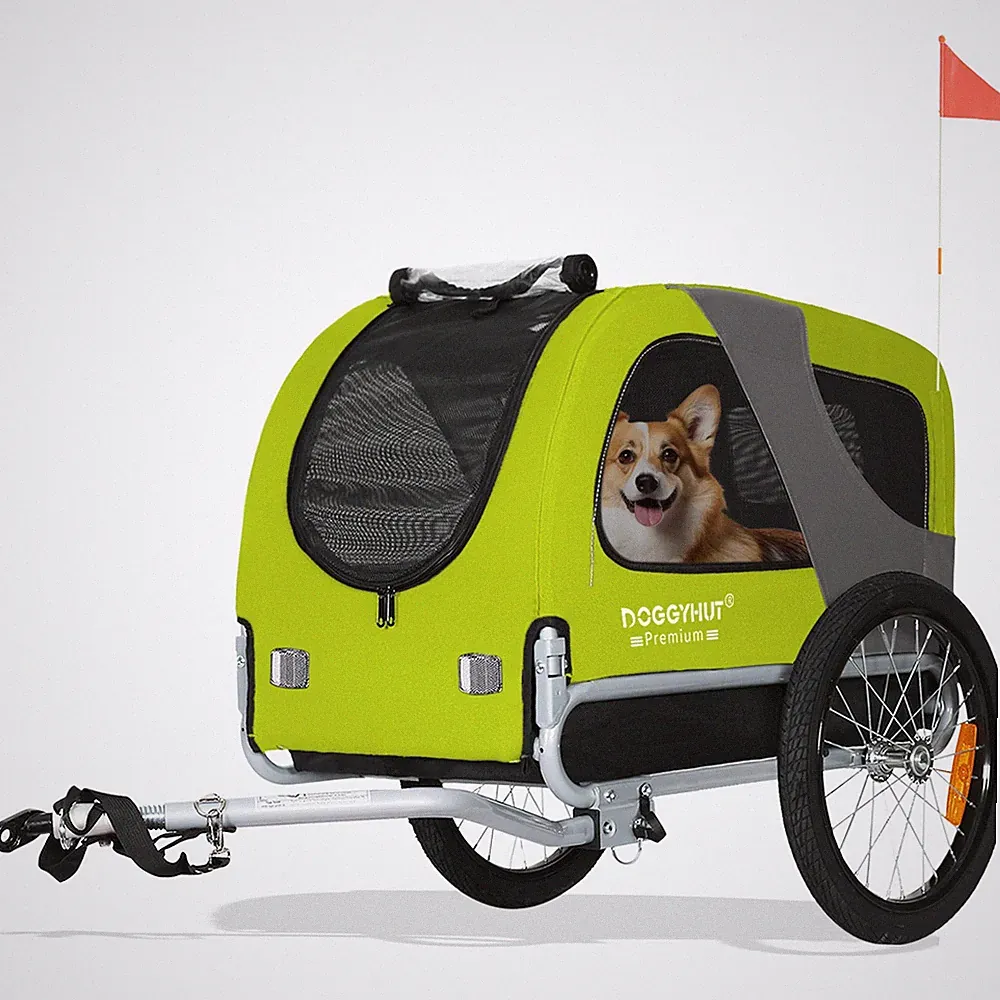 Doggyhut Premium Medium Hunde Fahrradanhänger 80101-02 - 2. Wahl 479