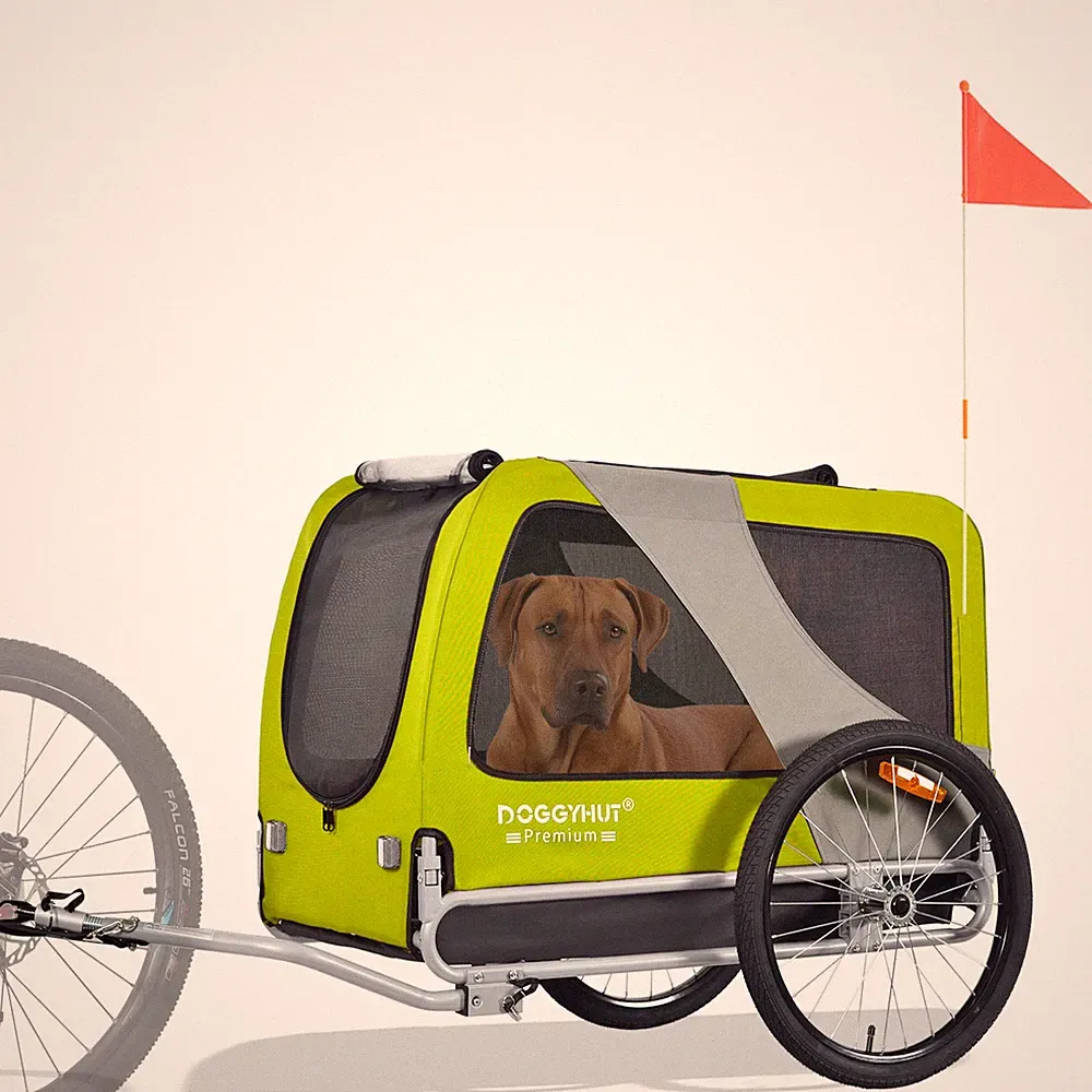 DOGGYHUT® Premium XL Hunde Fahrradanhänger Hundeanhänger 80103-02 - 2. Wahl 438