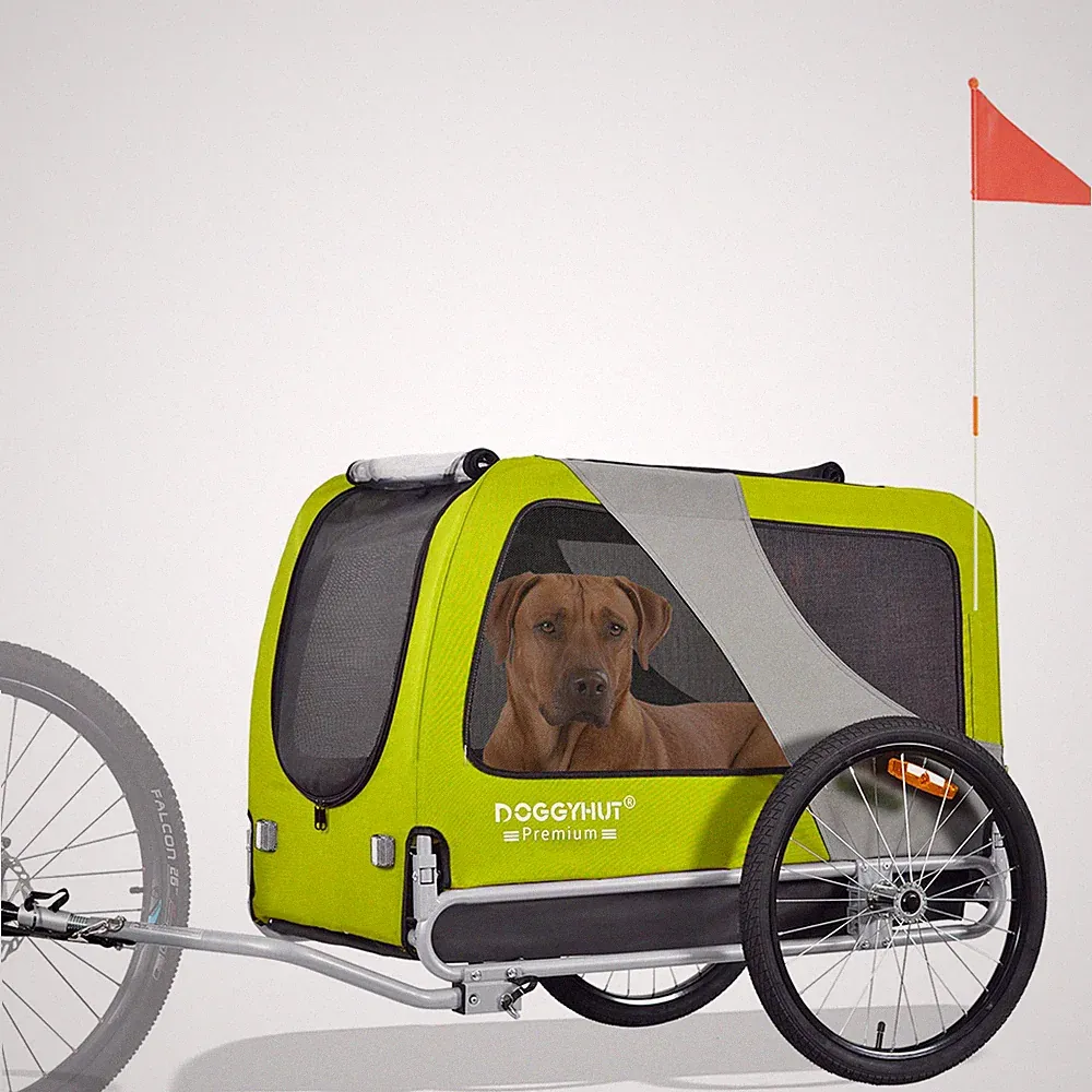 DOGGYHUT® Premium XL Hunde Fahrradanhänger Hundeanhänger 80103-02 - 2. Wahl 532