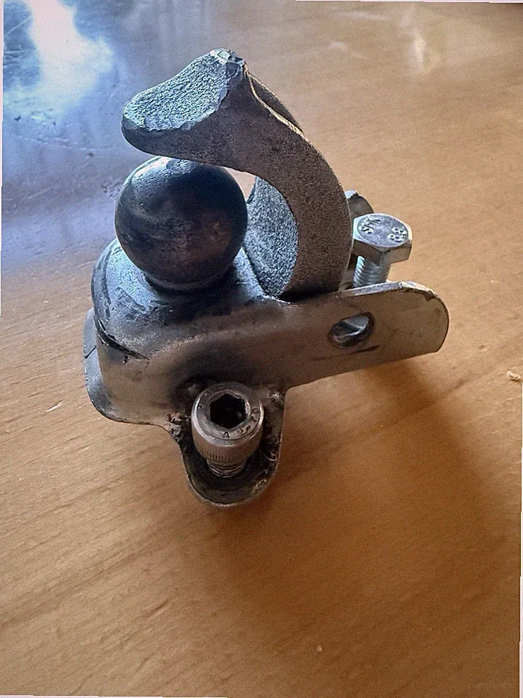 Fahrrad Anhängerkupplung Adapter für Fahrradanhänger und Hundeanhänger