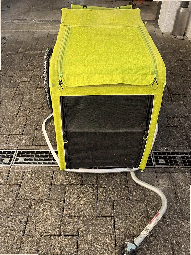 croozer fahrradanhänger hunde