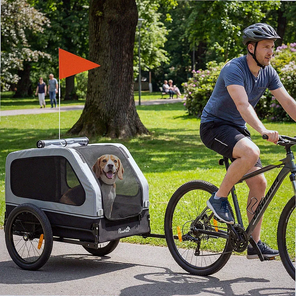 Gebrauchter Fahrradanhänger Hund