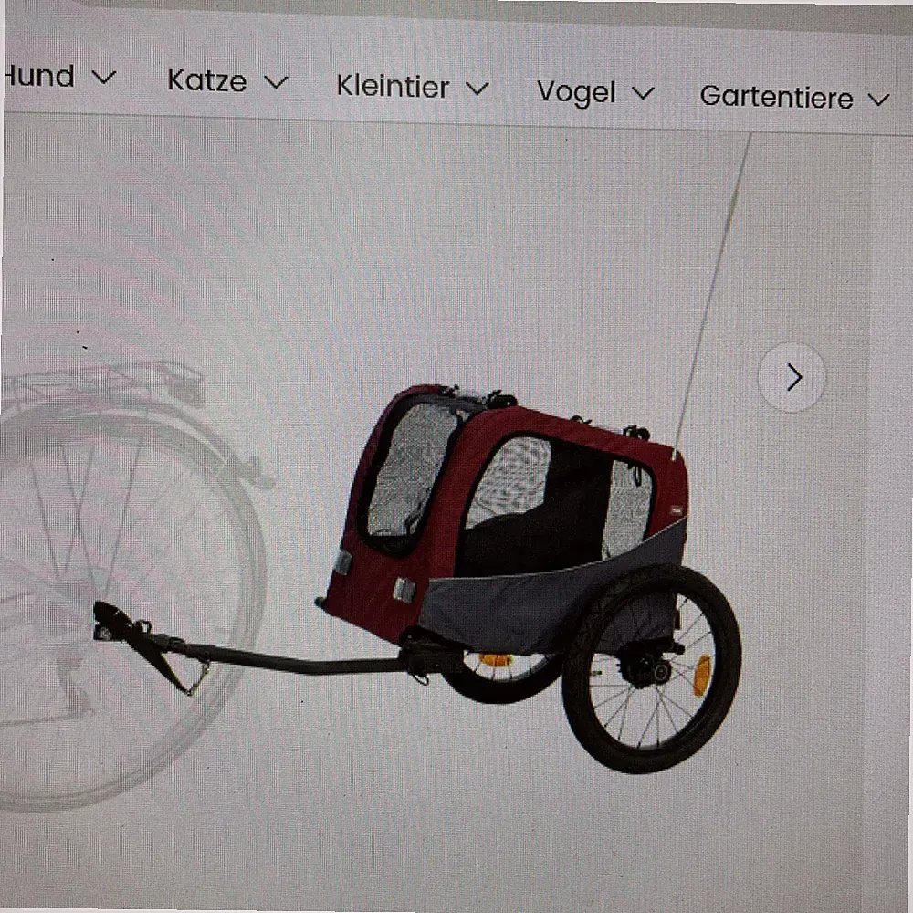 Gebraucht Klappbarer Hundeanhänger
