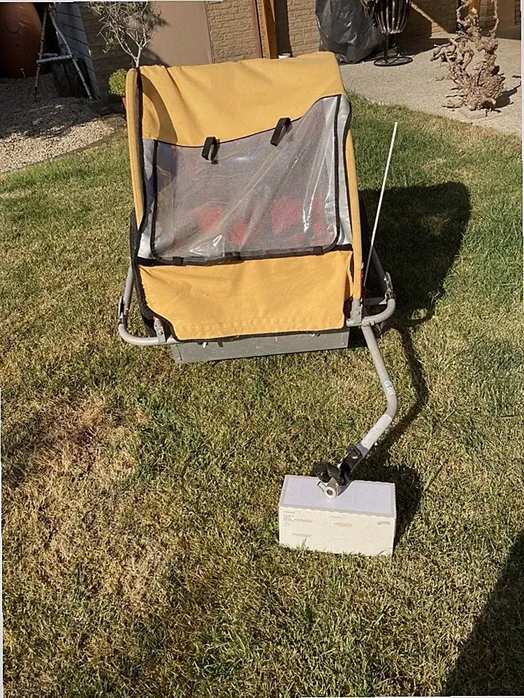Fahrradanhänger Hundeanhänger Klappbar, 40kg