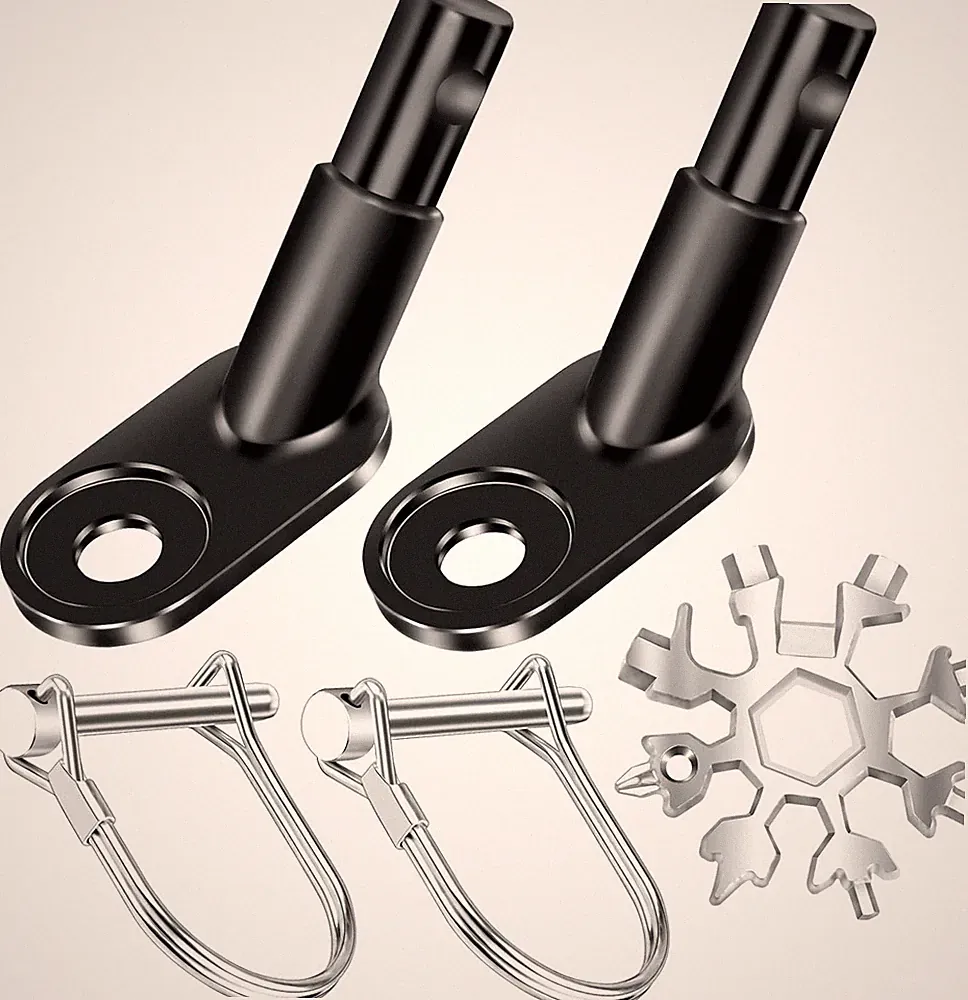Fahrradanhänger Kupplung 2 Stück Adapter Multifunktionszubehör für Hunde Kinder