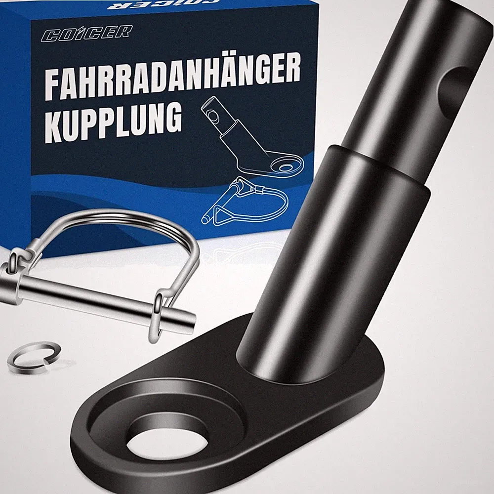 Fahrradanhänger Kupplung Anhängerkupplung Adapter Hunde Kinder Fahrrad