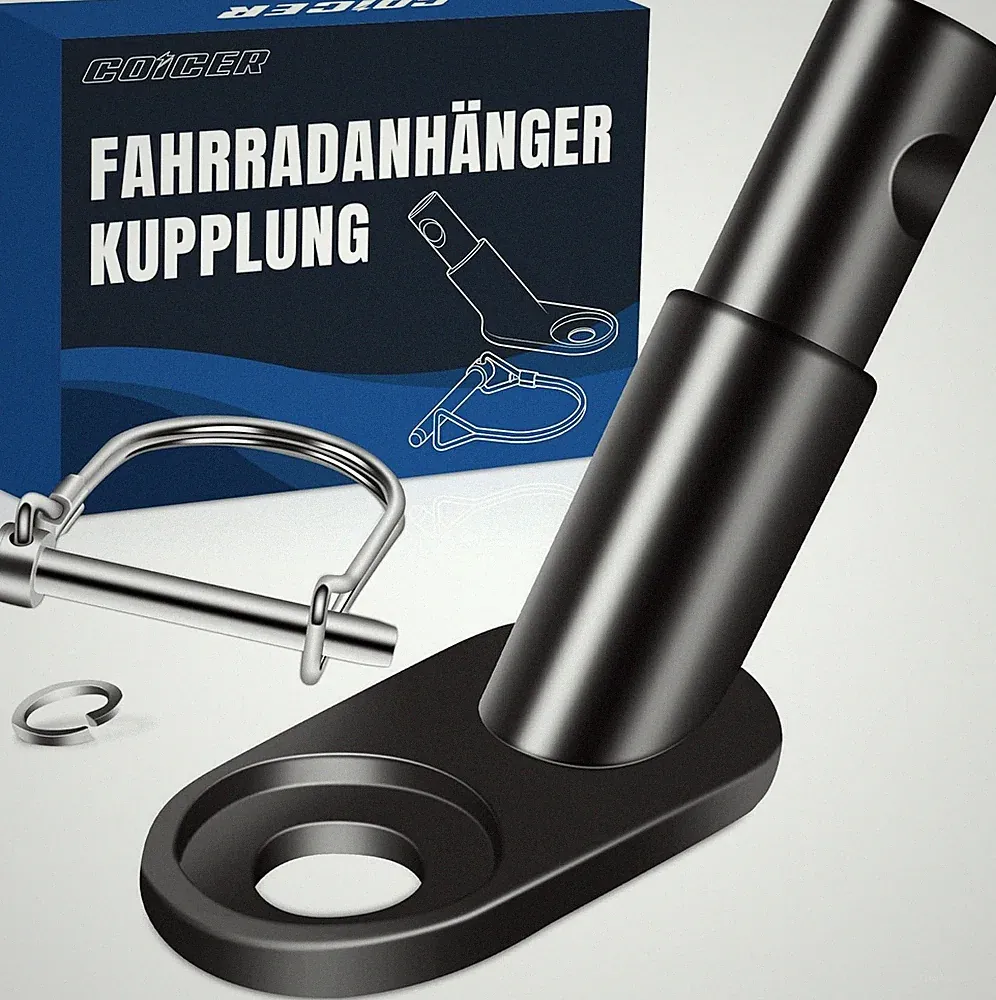 Fahrradanhänger Kupplung Anhängerkupplung Anhänger Adapter Hundeanhänger für...