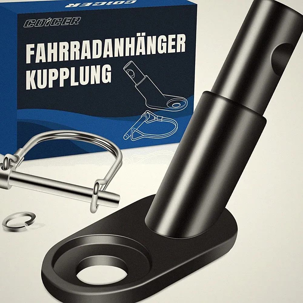 Fahrradanhänger Kupplung Anhängerkupplung Anhängeradapter Hunde Kinder