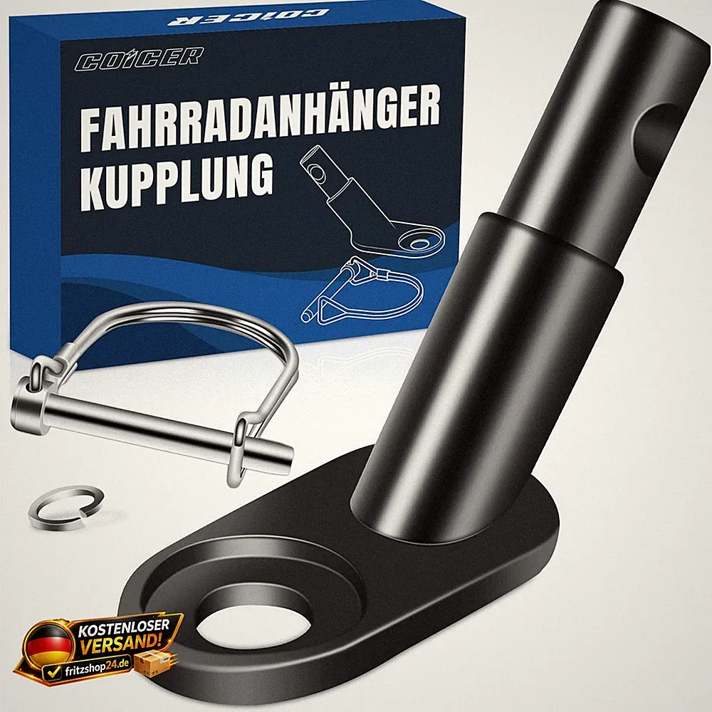 Fahrradanhänger Kupplung, Anhängerkupplung Hundeanhänger, Adapter