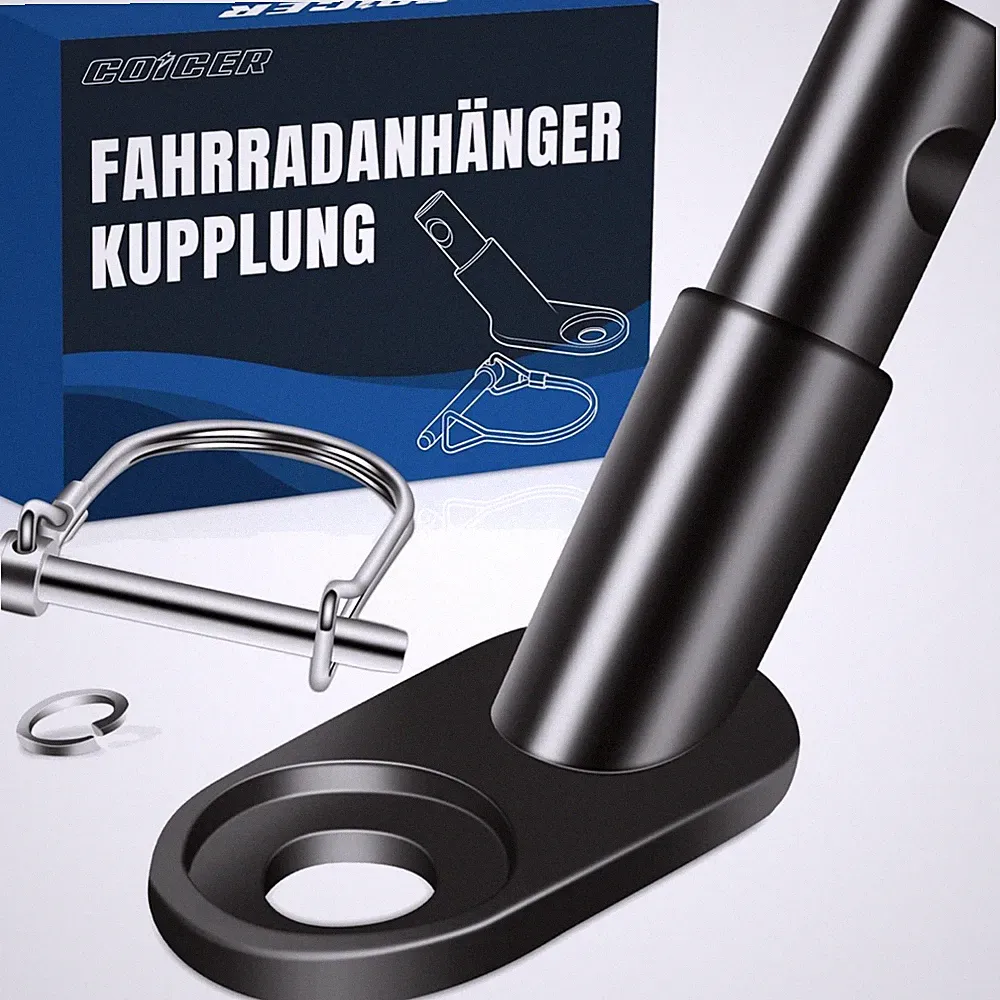Fahrradanhänger Kupplung Anhängerkupplung Hundeanhänger Kinderanhänger Adapter