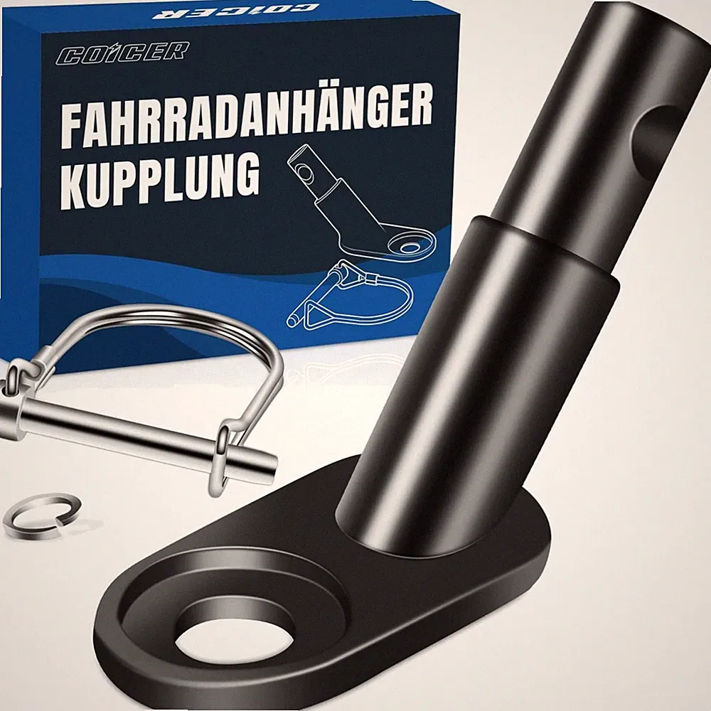Fahrradanhänger Kupplung für Hunde & Kinder - Robuste, einfache Montage