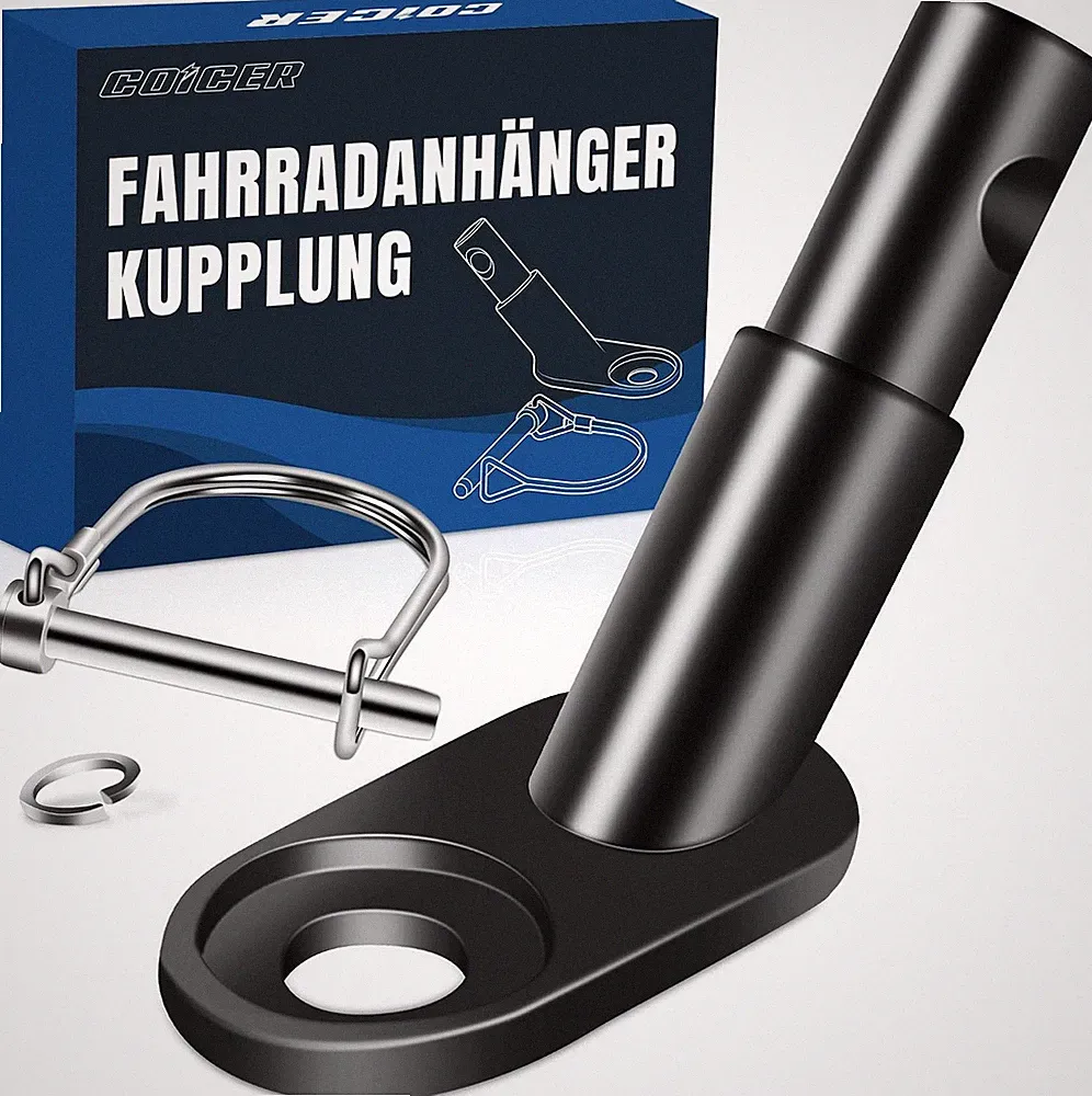 Fahrradanhänger Kupplung Hundeanhänger für Fahrrad Zubehör 2-in-1