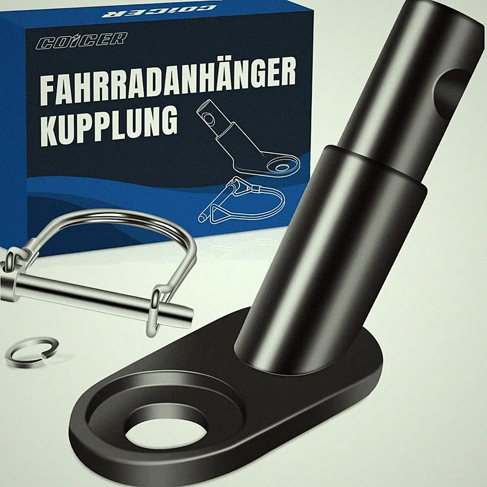 Fahrradanhänger Kupplung Hundeanhänger Kinderanhänger Anhänger Adapter Fahrra...