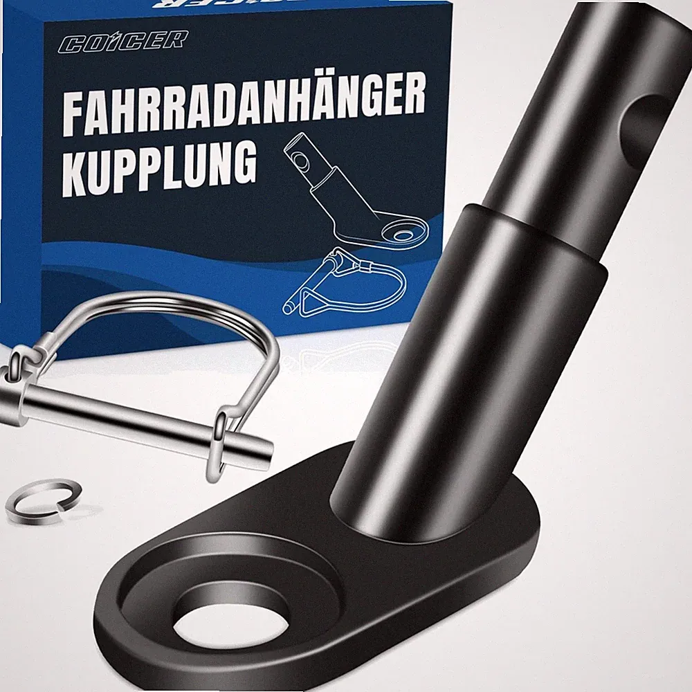 Fahrradanhänger Kupplung Kinder Hunde Anhänger Adapter Fahrrad Sicherung
