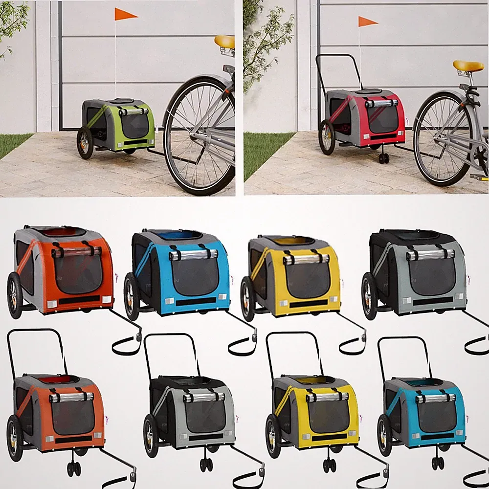 Hund Fahrradanhänger Hundeanhänger Anhänger Hundetransporter Fahrrad Anhänger DE