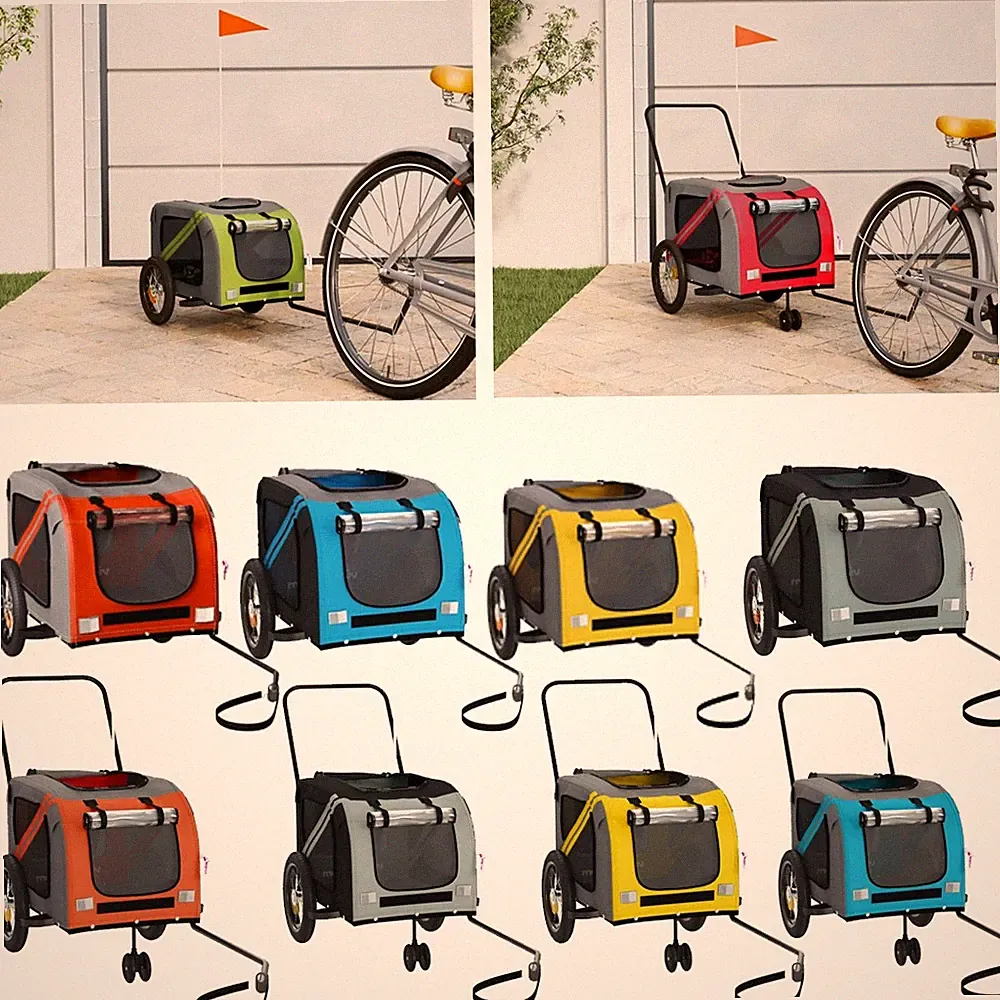 Hund Fahrradanhänger Hundeanhänger Anhänger Hundetransporter Fahrrad Anhänger DE