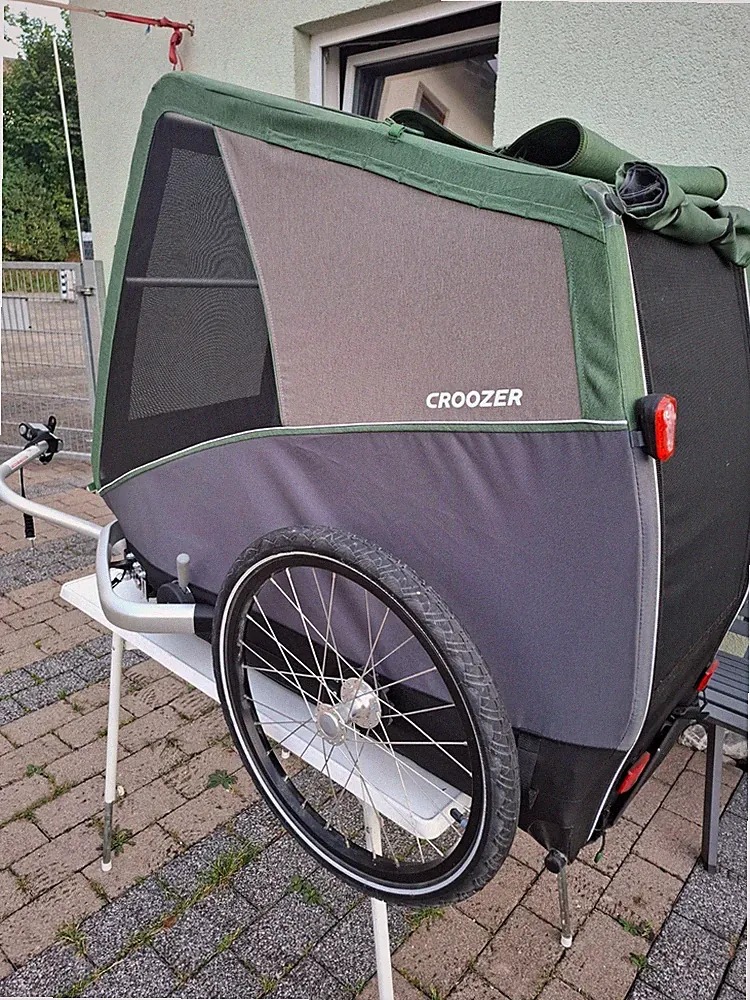 Hunde Fahrradanhänger Croozer Bruuno