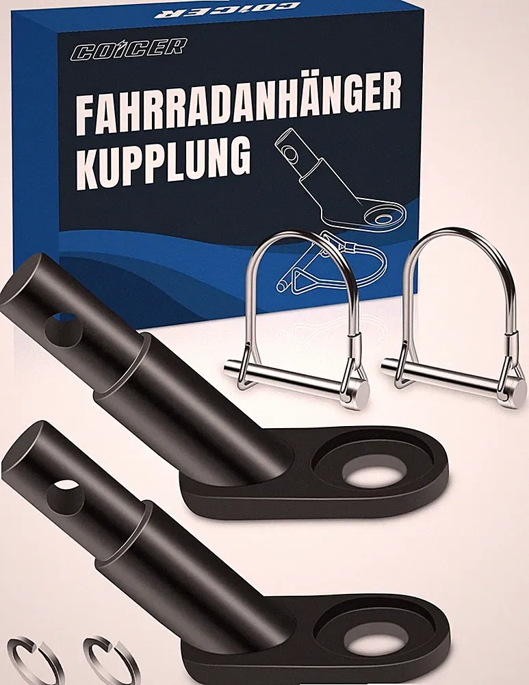 Hundeanhänger Fahrrad Legierter Stahl Montageart Bicycle Mount | Sicherungsstift