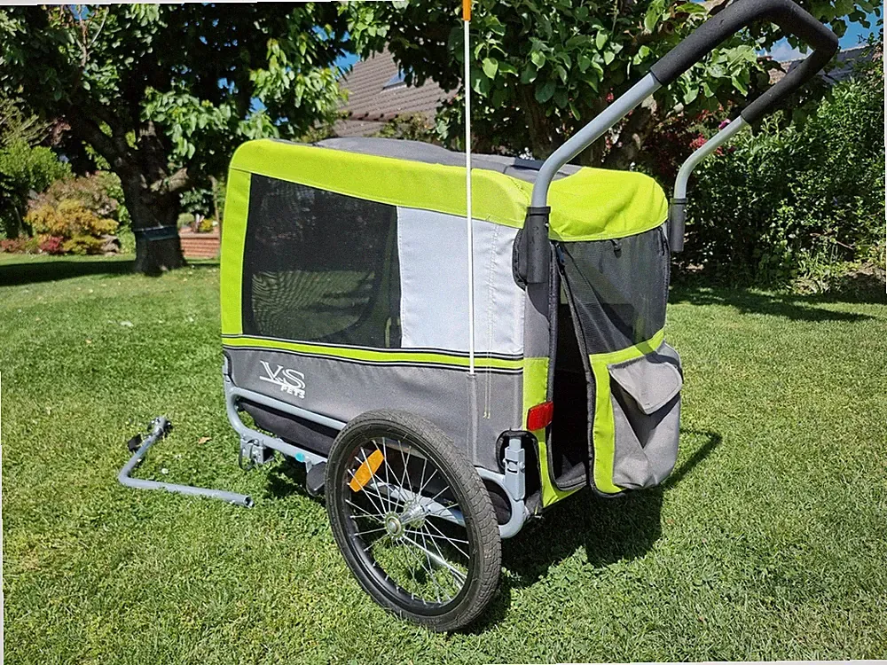 hundeanhänger fahrradanhänger 2in1 TIGGO VS PETS LARGE Hunde bis 35 kg