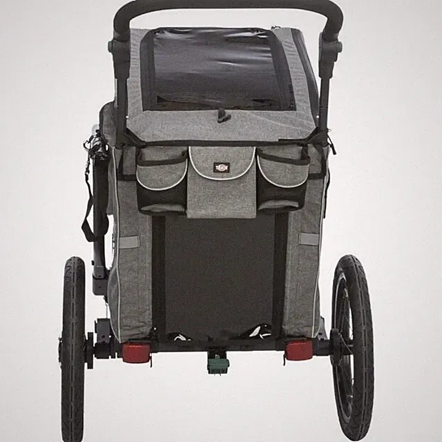 Hundeanhänger - Trixie Hunde-Fahrrad-Anhänger - Größe S, bis 25 kg