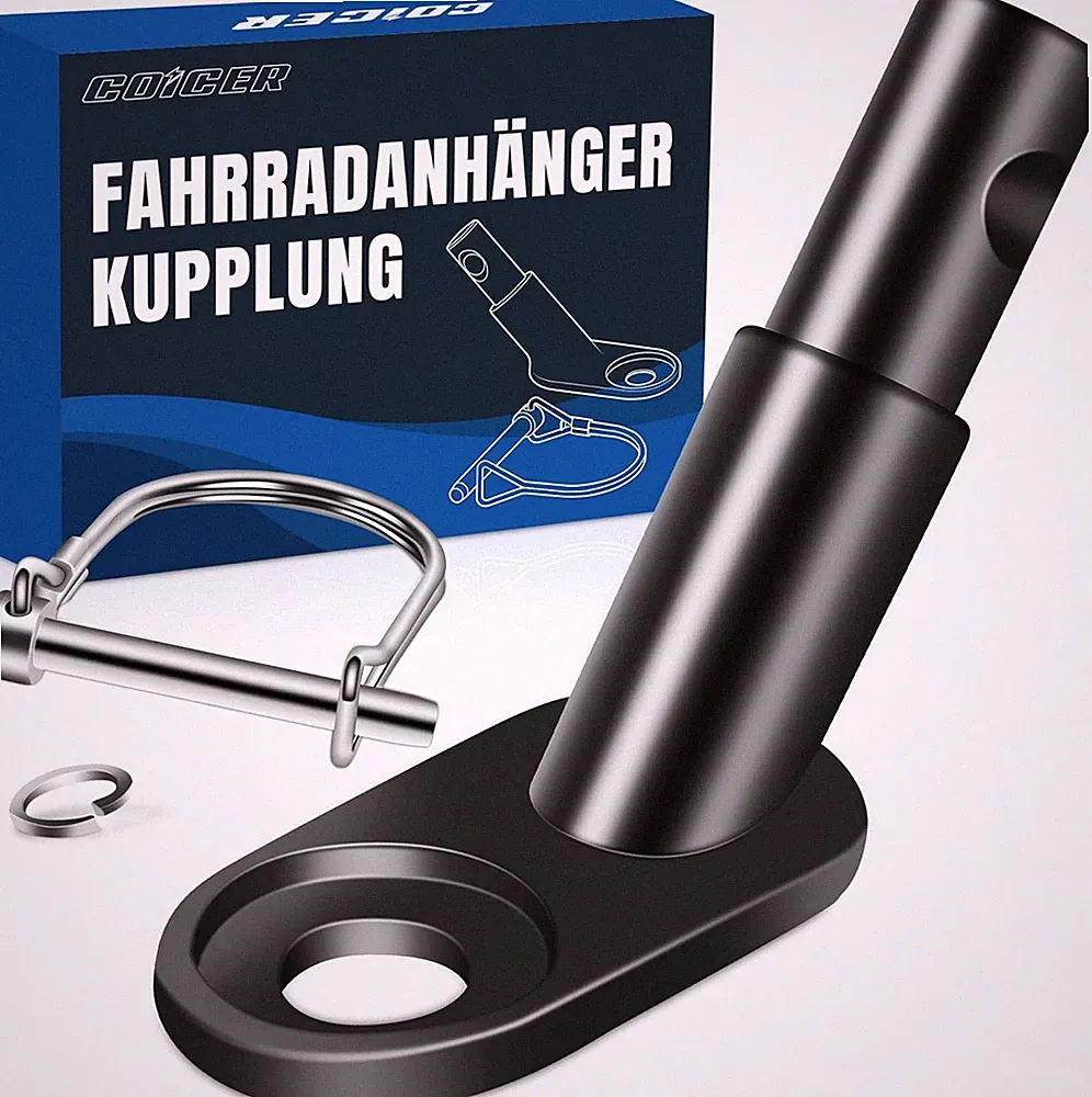 Aluminium Hundeanhänger mit Regenschutz