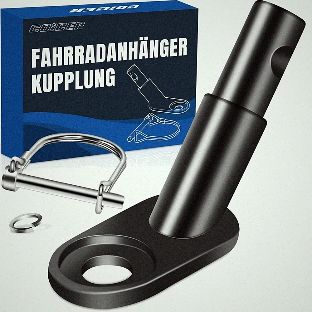 Robuste Fahrradanhänger Kupplung 45 kg mit Sicherheit & vielseitig für Hunde...