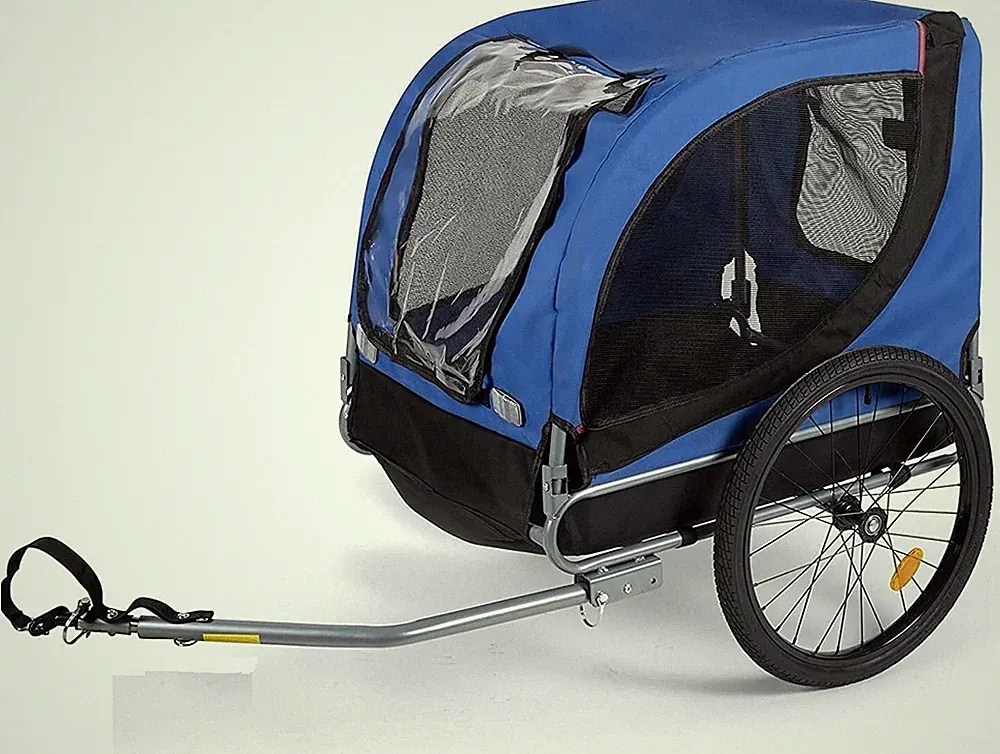 Sena Fahrradanhänger für kleine & große Hundewagen bis 26 kg Klappbarer