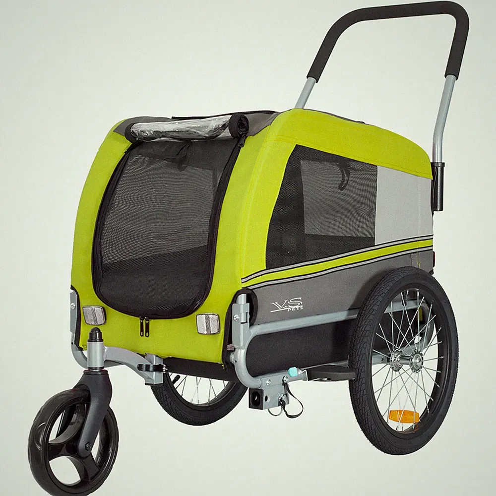 TIGGO VS Pets Medium Hundeanhänger & Buggy 2in1 Fahrradanhänger Hundebuggy