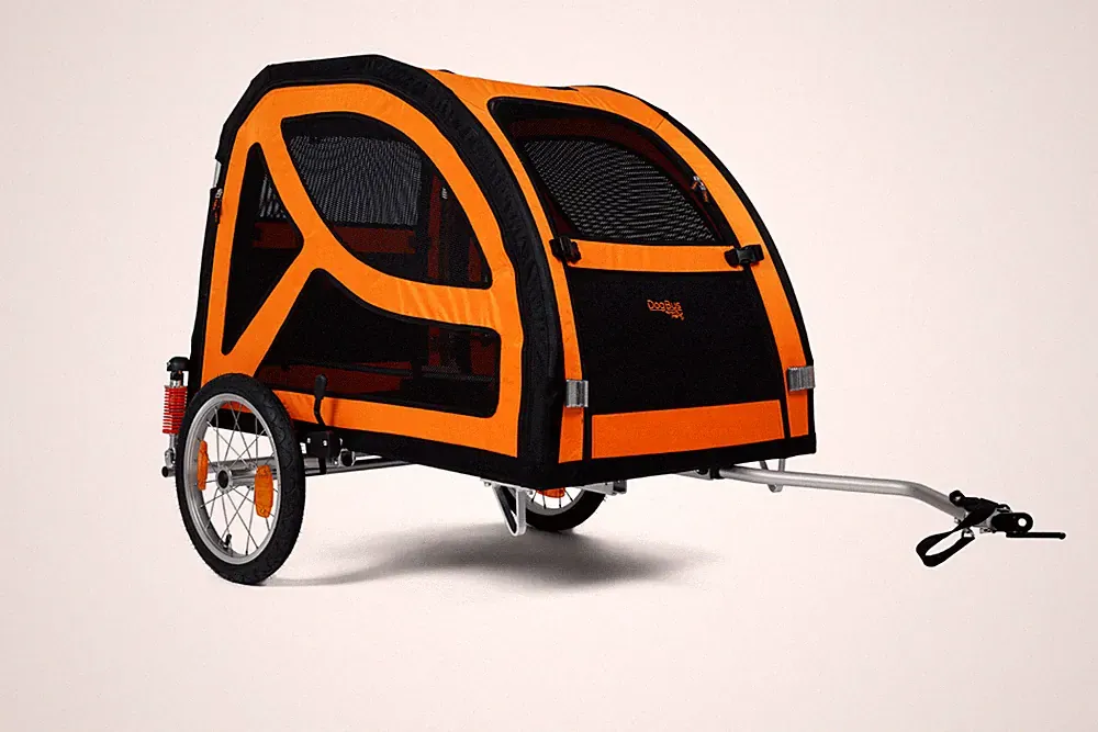 TrendPet DogBus L - Fahrradanhänger, Hundeanhänger, Federung