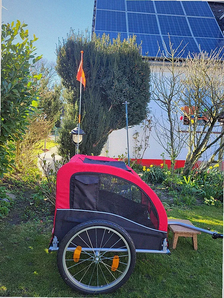 Trixie Fahrrad-Anhänger für Hunden, Gr. L , einmal benutzt