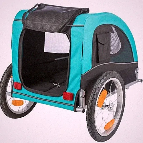 Trixie Fahrrad Anhänger Hund M 9935241 / L 9935242 Anhängerkupplung 2 x benutzt