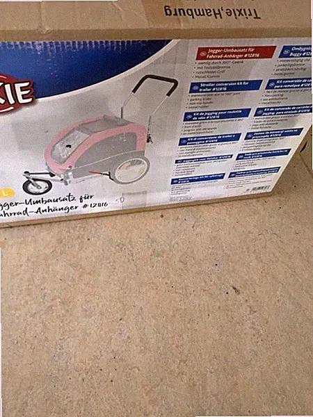 Trixie Jogger-Umbausatz für Fahrradanhänger 12816, Hundegröße L