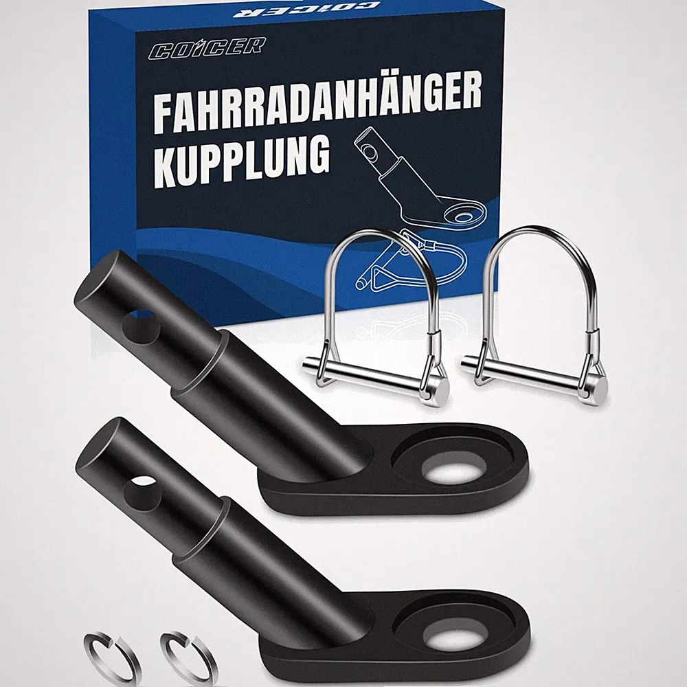 Vielseitige Anhängerkupplung – Ideal für Hunde- und Kindertransport am Fahrrad